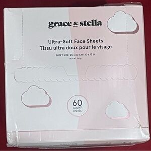 grace & stella 60 pack of Ultra-Soft Face Sheets